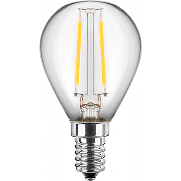 LED Filament Lampe MiniGlobe E14 1W 80lm warmweiß