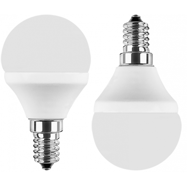 LED SMD Lampe MiniGlobe E14 5W 470lm warmweiß Doppelpack