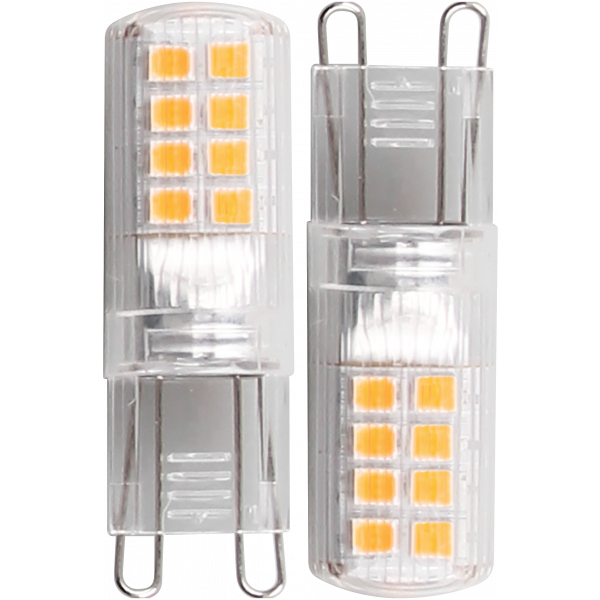 LED Stiftsockellampe G9 2,6W 320lm warmweiß Doppelpack