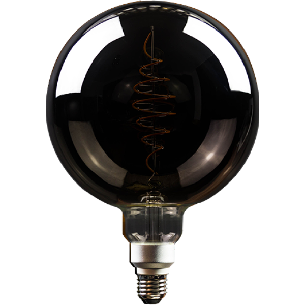 LED Filament Vintage Lampe smoky Globeform E27 8,5W 200lm superwarmweiß XXL L283mm ø200mm