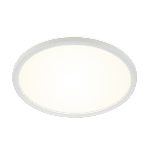 LED Wand- und Deckenleuchte Plano slim 18W 2200 lm WW Ring weiß GS