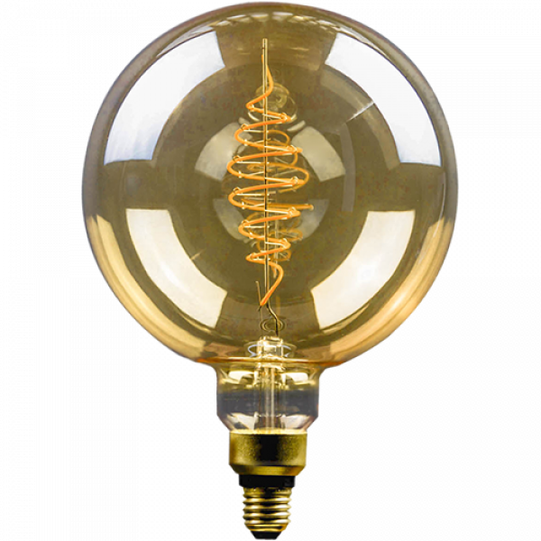 LED Filament Vintage Lampe Globeform E27 8,5W 500lm superwarmweiß