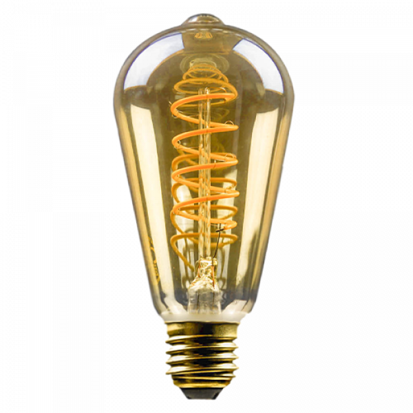 LED Filament Vintage Edison Lampe ST64 5 Watt superwarmweiß E27