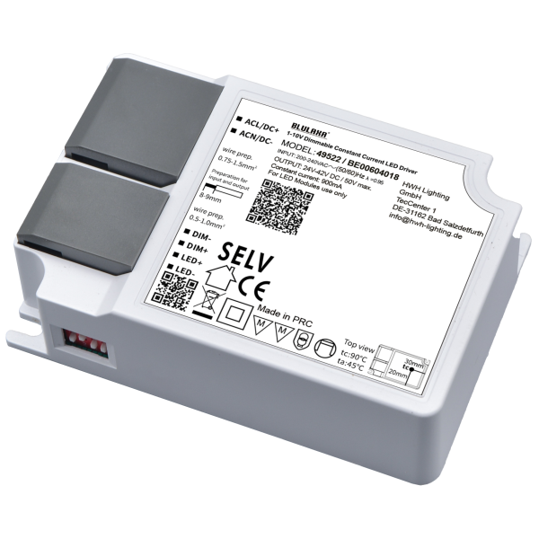 LED Netzteil (dimmbar) 1-10V PWM für 620x620 & 1195x295mm LED Panele