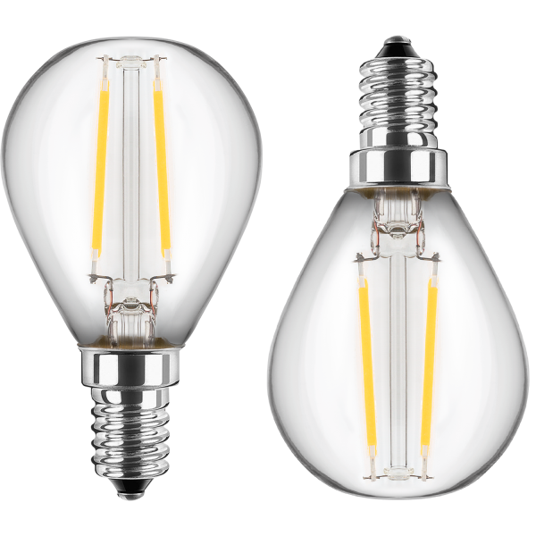 LED Filament Lampe G45 E14 4,5W 470lm neutralweiß Doppelpack