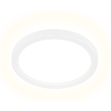 LED Wand- und Deckenleuchte Plano slim 12W 1200 lm WW Ring weiß GS