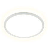 LED Wand- und Deckenleuchte Plano slim 18W 2200 lm WW Ring weiß GS