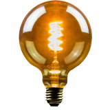 LED Filament Vintage Lampe Globeform G125 E27 5W 250lm superwarmweiß