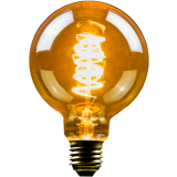 LED Filament Vintage Lampe Globeform G95 E27 5W 250lm superwarmweiß