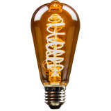 LED Filament Vintage Lampe Edison ST64 E27 5W 140lm superwarmweiß