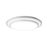 LED Wand- und Deckenleuchte Nia-S 16W 2000lm WW rund weiß/doppel silber Ring 285 mm