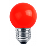 LED Deko MiniGlobe E27 1W 20lm rot