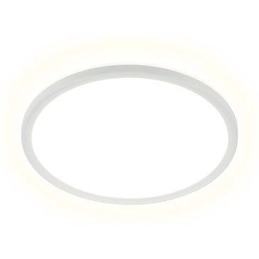 LED Wand- und Deckenleuchte Plano slim 18W 2200 lm WW Ring weiß GS