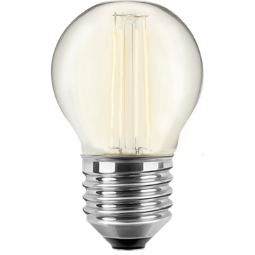 LED Filament Lampe MiniGlobe E27 4,5W 470lm warmweiß dimmbar