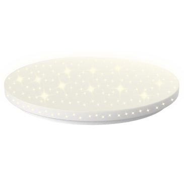 LED Wand- und Deckenleuchte Promina-S Sternenhimmel 12W 1200lm warmweiß