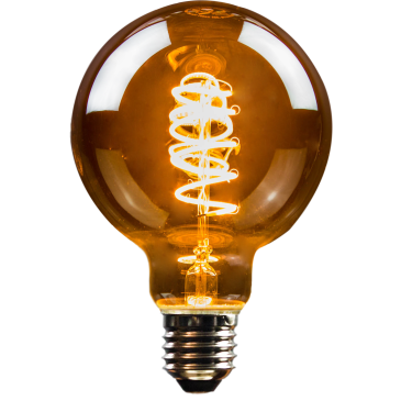 LED Filament Vintage Lampe Globeform G95 E27 5W 140lm superwarmweiß