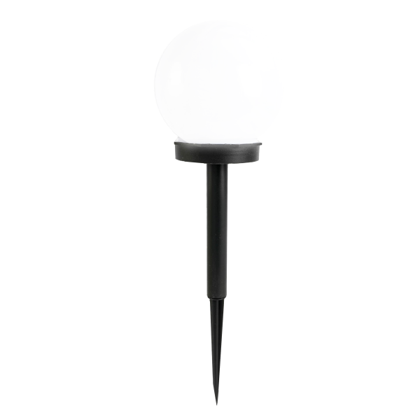 Solar LED Spieß Globe weiß 10 cm