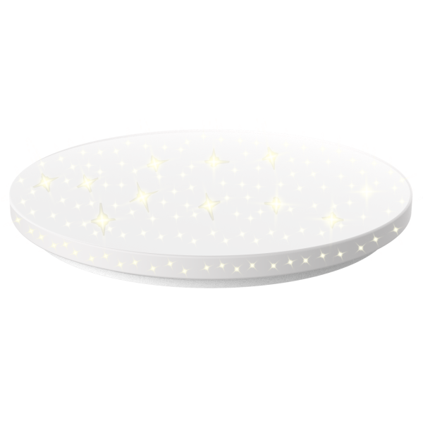 LED Wand- und Deckenleuchte Promina-S Sternenhimmel 12W 1200lm neutralweiß