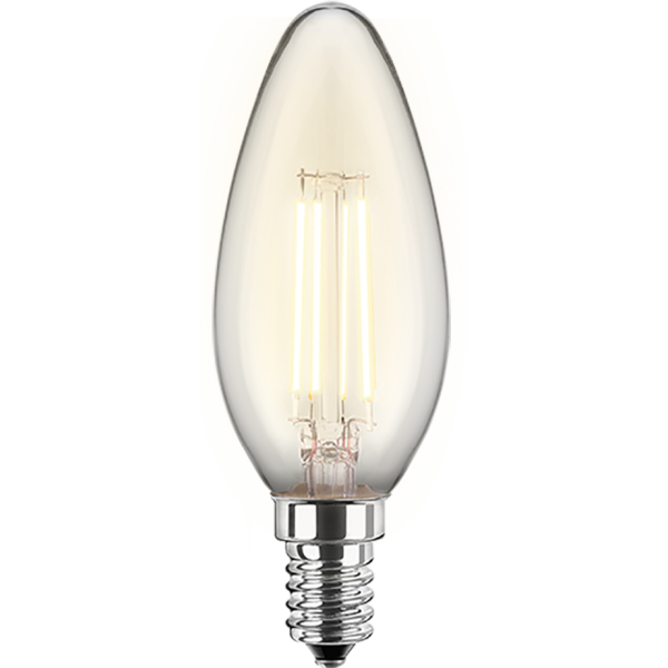 LED Filament Lampe Kerzenform E14 6,5W 810lm warmweiß