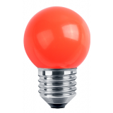 LED Deko MiniGlobe E27 1W 20lm rot