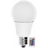 LED SMD Lampe Birnenform E27 5W RGB dimmbar