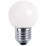 LED Deko MiniGlobe E27 1W 59lm warmweiß weiß