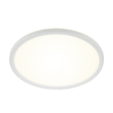 LED Wand- und Deckenleuchte Plano slim 18W 2200 lm WW Ring weiß GS