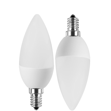LED SMD Lampe Kerzenform E14 5W 470lm warmweiß Doppelpack