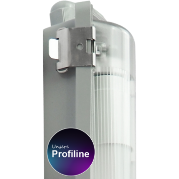 Profiline vari 1 x 28W 1 x 4200lm neutralweiß 150 cm IP65 3 x 0,75 qmm GS & D-Zertifizierung mit Durchgangsverdrahtung