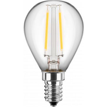 LED Filament Lampe MiniGlobe E14 2,5W 250lm warmweiß