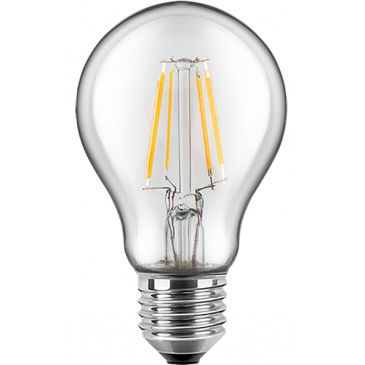 LED Filament Lampe Birnenform 9 Watt warmweiß dimmbar E27