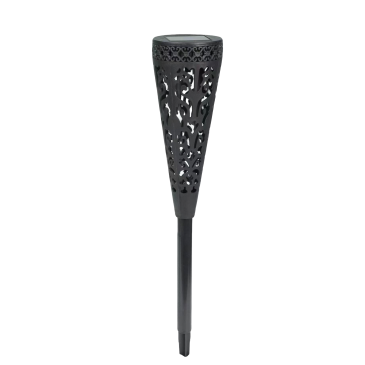 LED Solar Spieß, Floral, mit Flackereffekt IP44