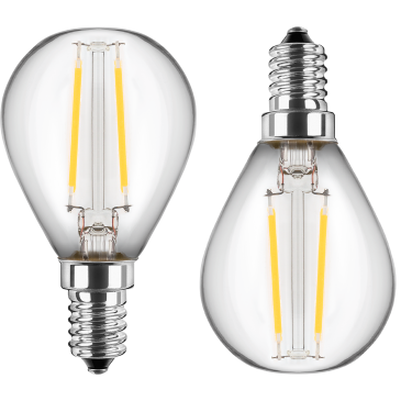 LED Filament Lampe G45 E14 4,5W 470lm neutralweiß Doppelpack